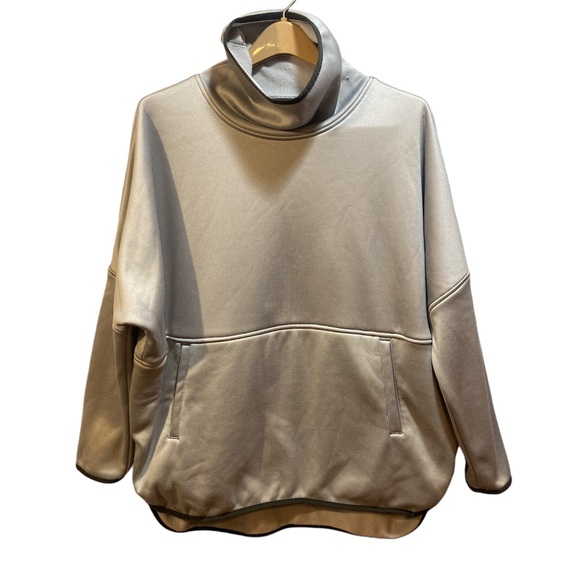 The North Face Tops - The North Face women’s large gray cozy slacker pullover cowl neck